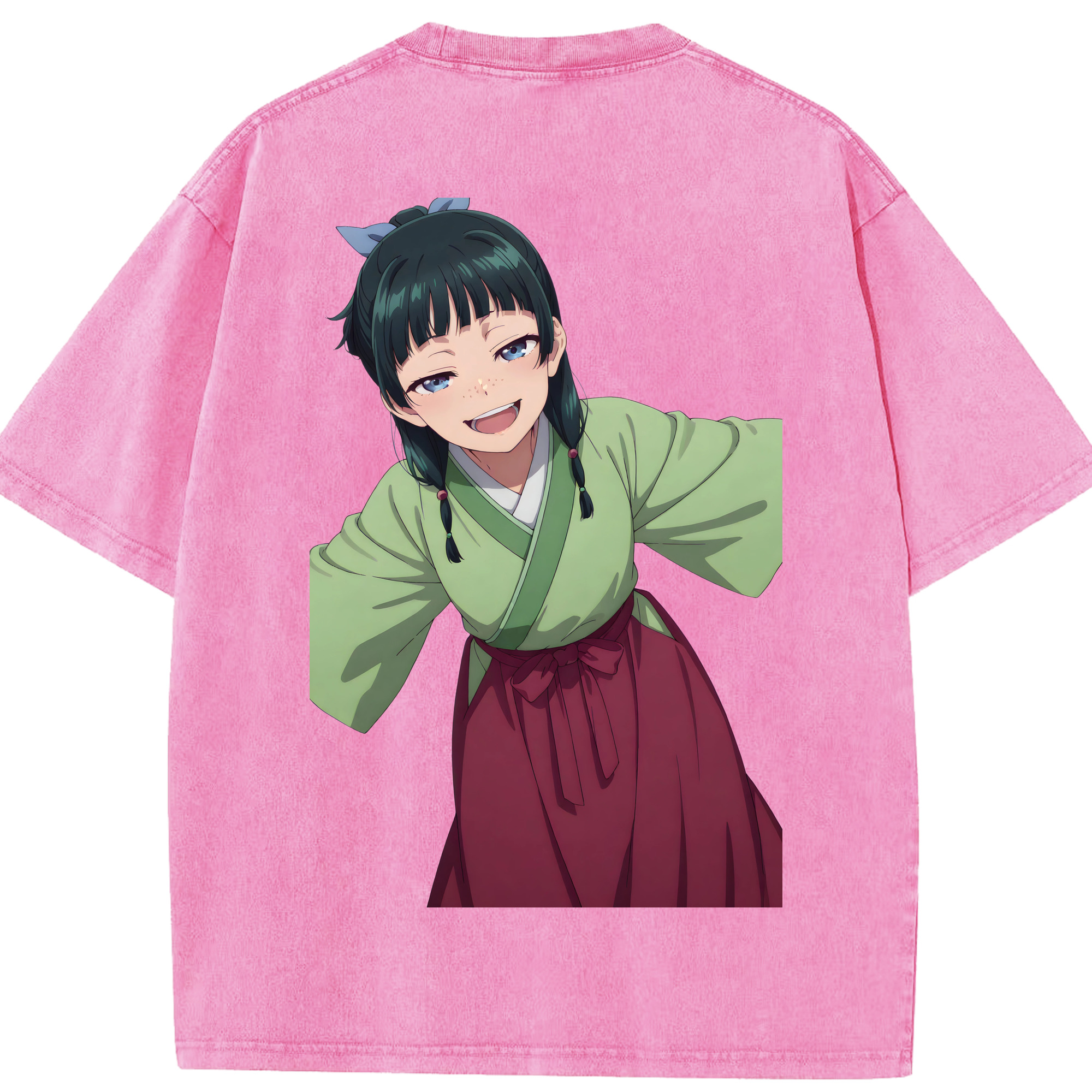 （画像用） 薬屋のひとりごと The Apothecary Diaries 綿100% ヴィンテージ風 半袖Tシャツ（背面プリント）